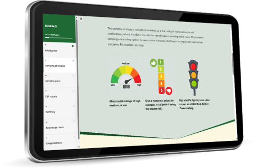 First aid assessor - tablet view